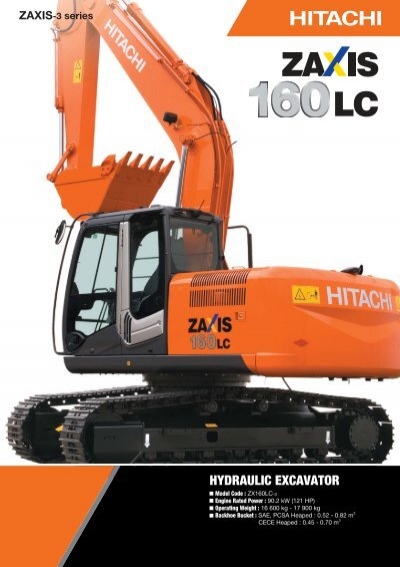 download HITACHI ZAXIS ZX160LC 3 Excavator able workshop manual