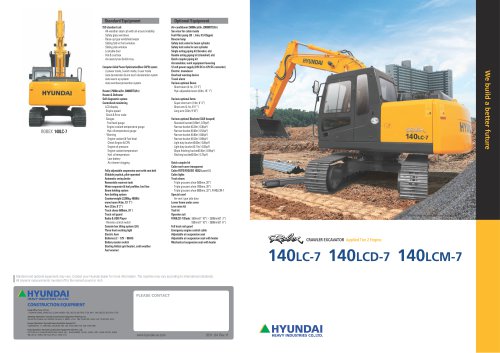download HYUNDAI Crawler Excavator ROBEX R 140LC 7 able workshop manual