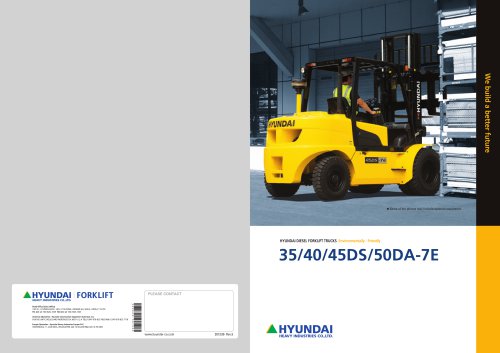 download Hyundai 110D 7E 130D 7E 140D 7E 160D 7E Forklift Truck able workshop manual