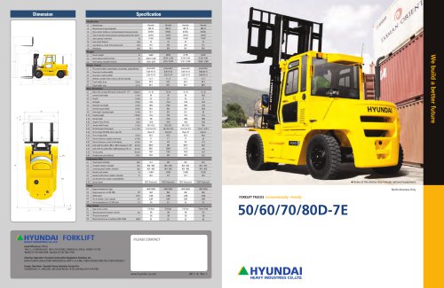 download Hyundai 80D 7 Forklift Truck able workshop manual