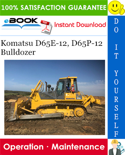 download Komatsu D65E 7 Bulldozer able workshop manual